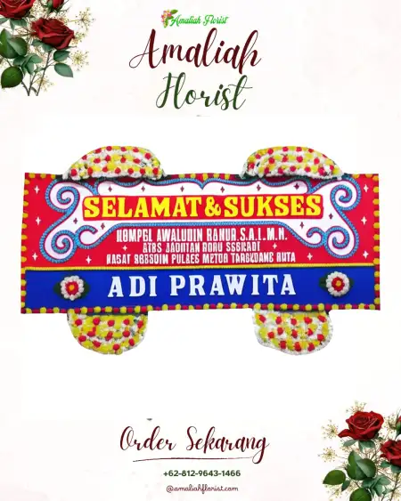 Papan Bunga Ucapan Selamat Kalomdol